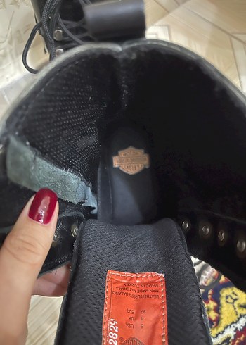 Siyah Deri Tokalı  Bot - Görsel 6