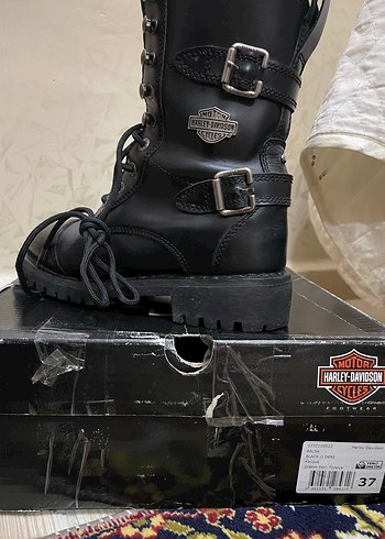 Siyah Deri Tokalı  Bot - Görsel 9