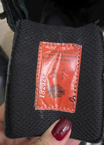 Siyah Deri Tokalı  Bot - Görsel 5