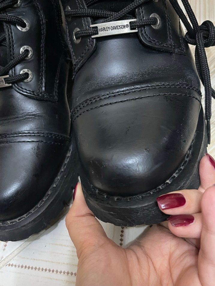 Siyah Deri Tokalı  Bot - Görsel 4