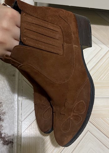 Kahverengi Süet  Kadın bot - Görsel 4