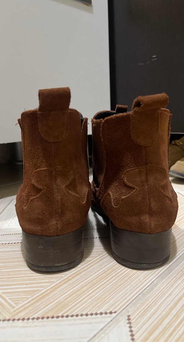 Kahverengi Süet  Kadın bot - Görsel 5