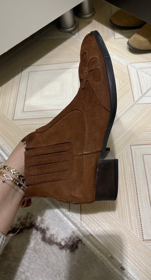 Kahverengi Süet  Kadın bot - Görsel 3