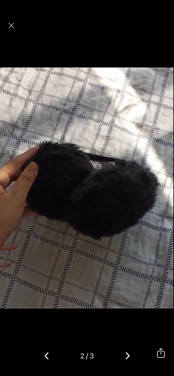 Siyah Peluş Kulaklık - Görsel 2