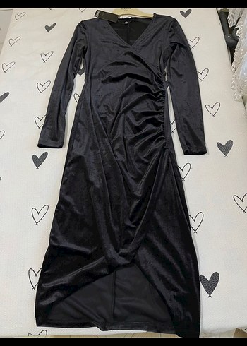 Kadife elbise - Görsel 2