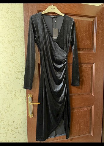 Kadife elbise - Görsel 3