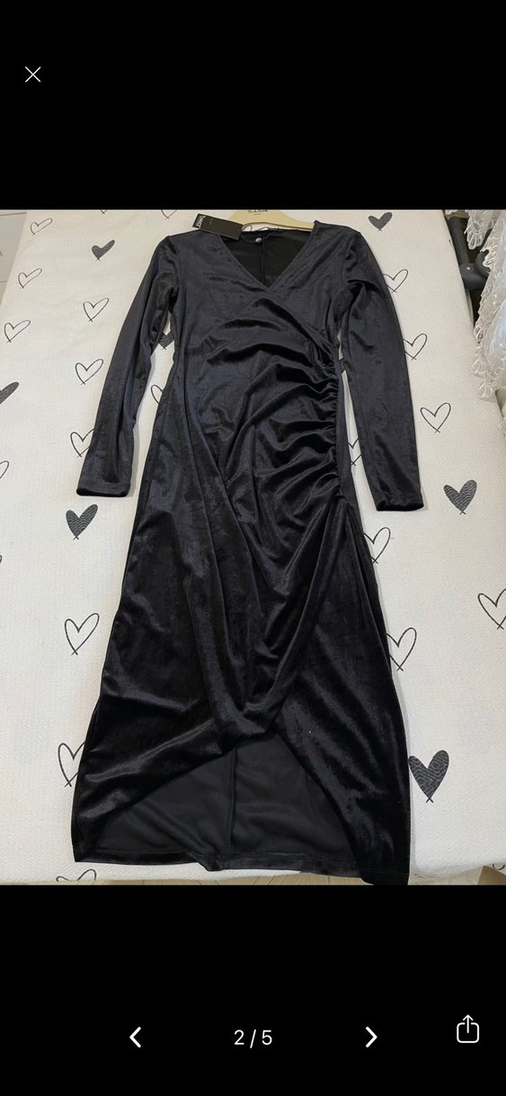 Kadife elbise - Görsel 2