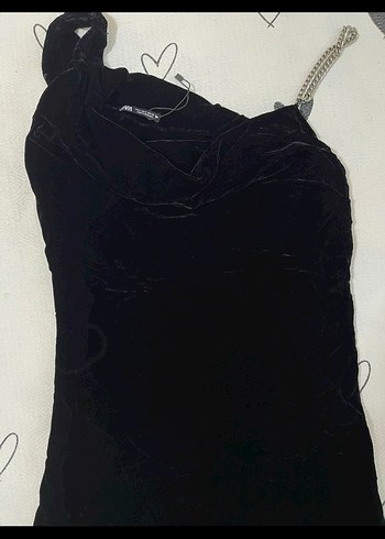 Zara kadife mini elbise - Görsel 3