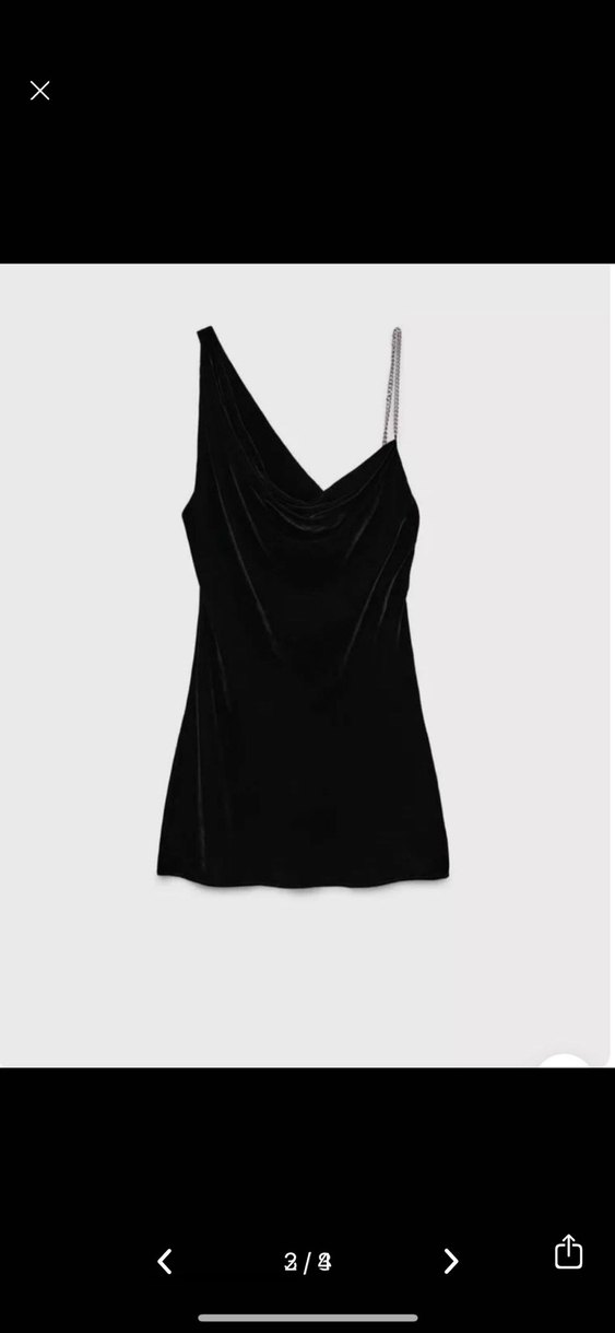 Zara kadife mini elbise - Görsel 2