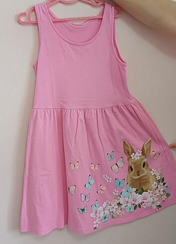8 Yaş Beden pembe Renk H&M kız çocuk elbise