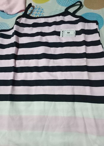 Pembe Baskılı bayan atlet - Görsel 2