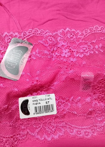 Pembe Baskılı bayan atlet - Görsel 11