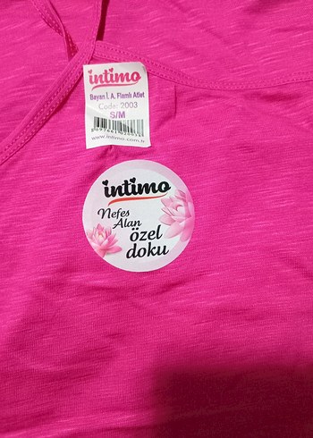 Pembe Baskılı bayan atlet - Görsel 5