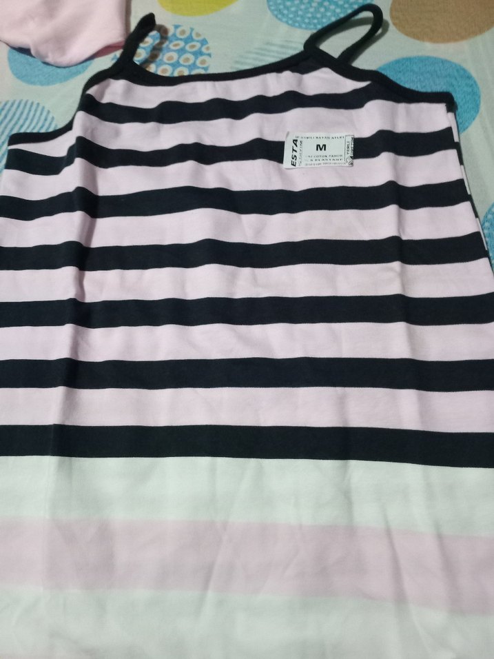 Pembe Baskılı bayan atlet - Görsel 2