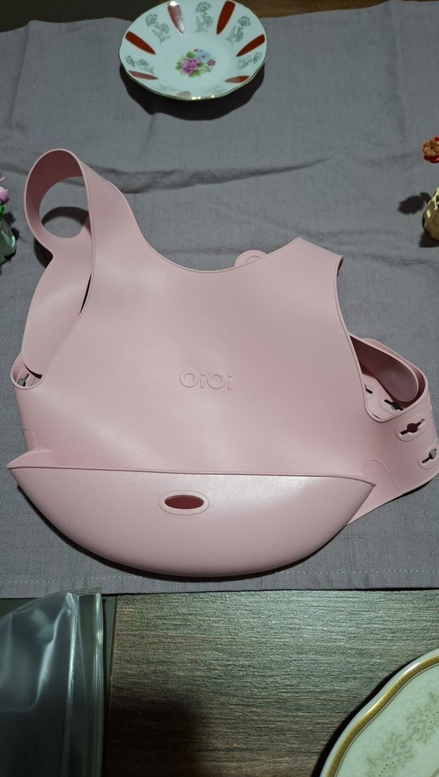 oioi Pembe Pastel Bebek Önlüğü oioi - Görsel 2