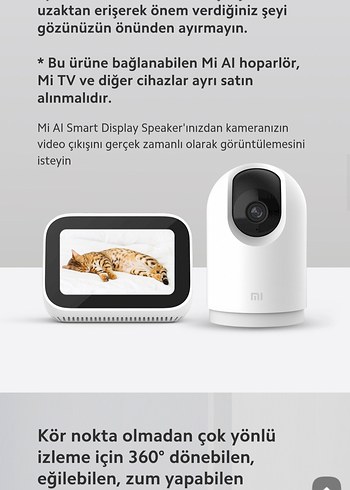 Xiaomi Mi 360° Home Security Kamera 2K Pro Beyaz - Görsel 6