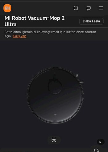 Xiaomi Mi Robot Vacuum Mop 2 Ultra sıfır - Görsel 2