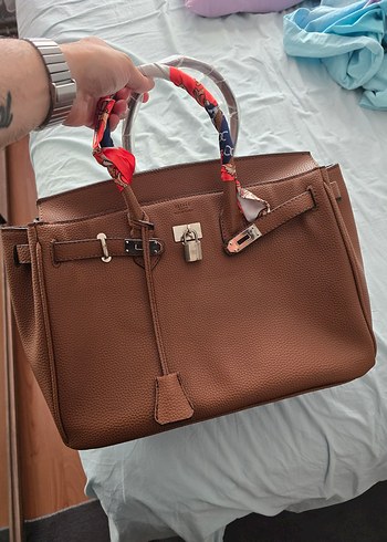 Hermes birkin 30 Kahverengi Deri Kadın Çanta - Görsel 12
