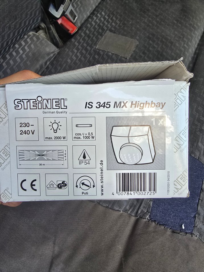 STEINEL IS345MX hinghbay HAREKET SENSÖRÜ - Görsel 2