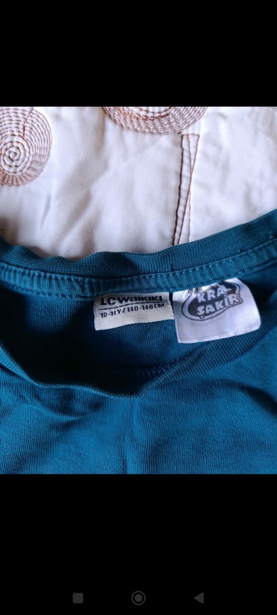 Kız Çocuk Mavi Uzun Kollu Baskılı Sweatshirt - Görsel 4