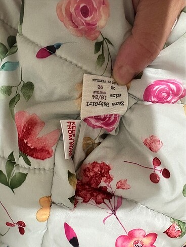 18-24 Ay Beden çeşitli Renk Zara ince mont
