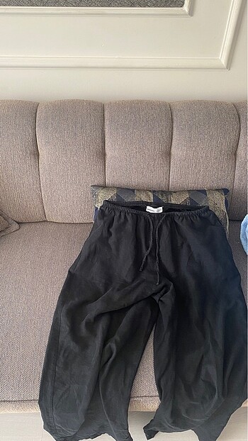 Bershka keten pantolon