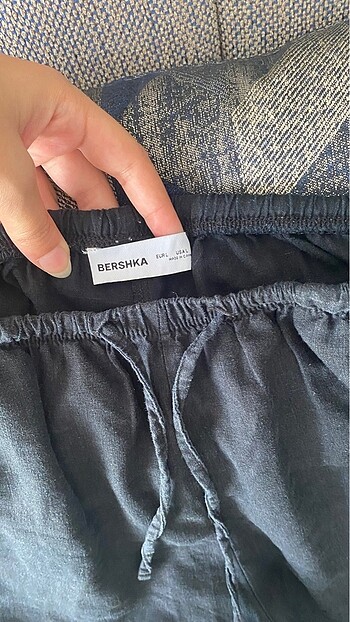 Bershka Bershka keten pantolon