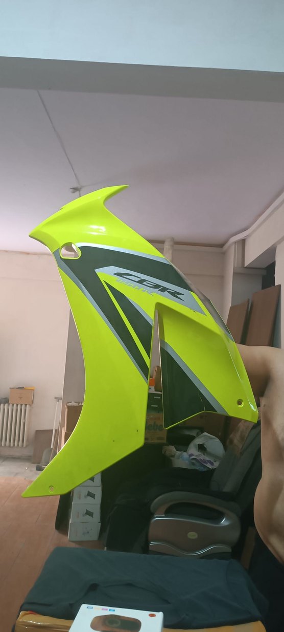 Mavi Plastik Motosiklet Dizlikleri - Görsel 2