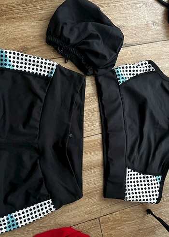 Fermuarlı Siyah Erkek Mini Yüzme Şortu - Görsel 5