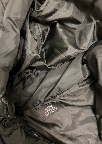 Siyah Fermuarlı Kadın Kışlık Mont - Görsel 8