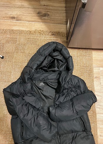 Siyah Fermuarlı Kadın Kışlık Mont - Görsel 9