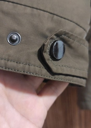 Kürk Detaylı Mavi Midi Kadın Kış Ceketi - Görsel 7