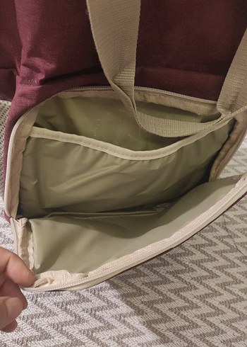 Bordo Bebek Çantası sbylo - Görsel 5