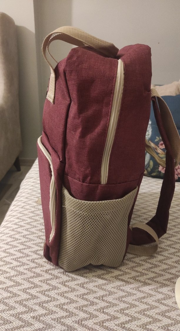 Bordo Bebek Çantası sbylo - Görsel 3