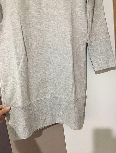Koton KOTON Gri Sweat Elbise/Tunik