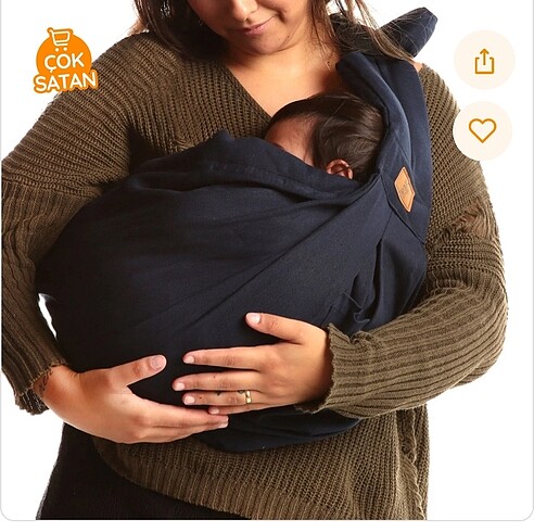 Ebebek easy sling lacivert