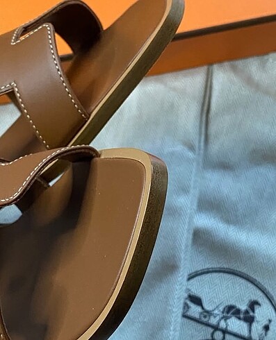 38 Beden kahverengi Renk Hermes Oran Sandal