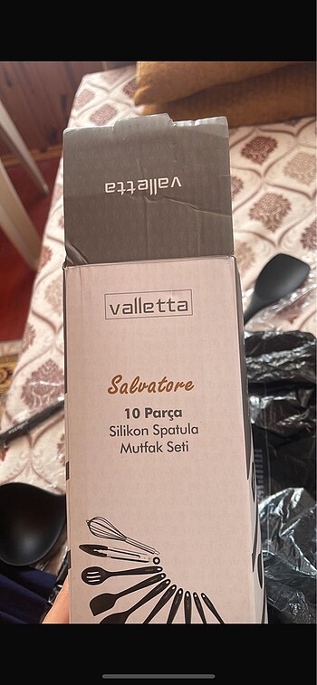  Beden valletta salvatore 10 parça silikon spatula mutfak seti