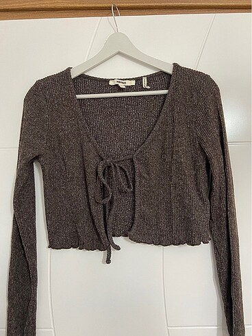 Crop hırka