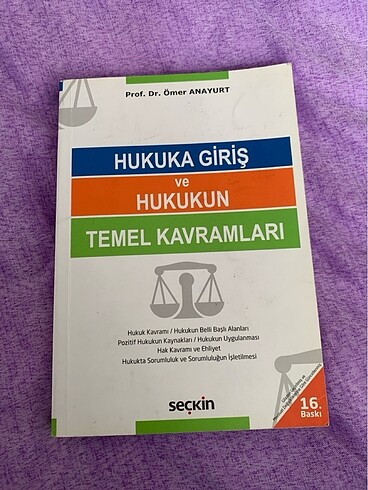 Hukuka giriş ve hukukun temel kavramları
