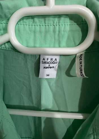 Yeşil Keten Mini Düğmeli Kadın Tulum - Görsel 2