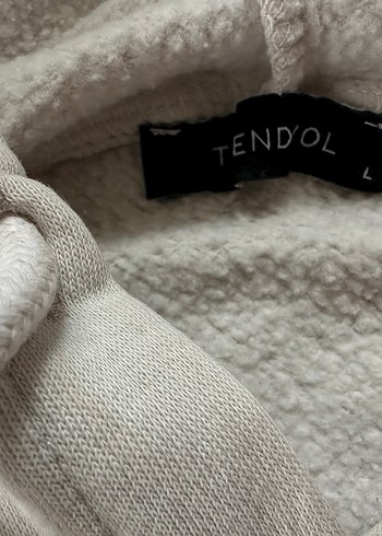 Trendyol & Milla Kadın krem Kapüşonlu Crop Sweatshirt