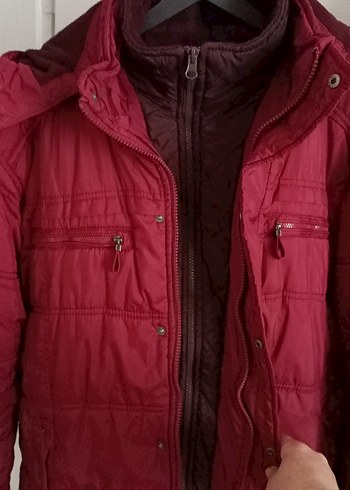 Bordo erkek Mont3xl beden - Görsel 4