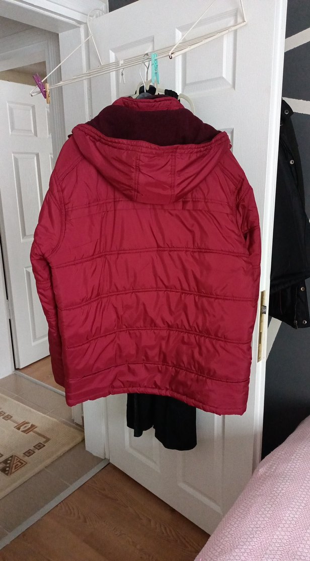 Bordo erkek Mont3xl beden - Görsel 5