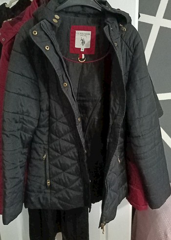 Kadın Siyah Kapüşonlu Fermuarlı Kışlık Mont - Görsel 3