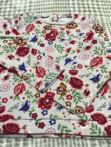 24-36 Ay Beden LC Waikiki Kız Bebek Sweetshirt Şardonlu
