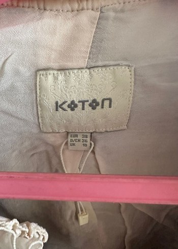 Fırfırlı Mavi kısa Ceket - Görsel 3