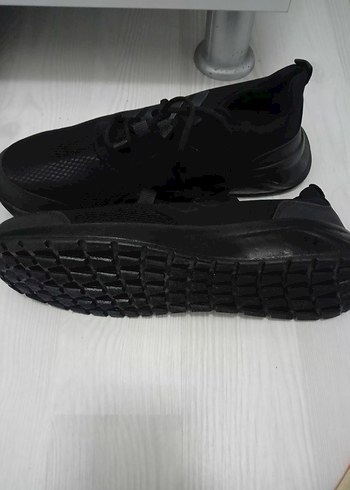 Siyah Erkek Spor Ayakkabı Elastik Bağcıklı - Görsel 4