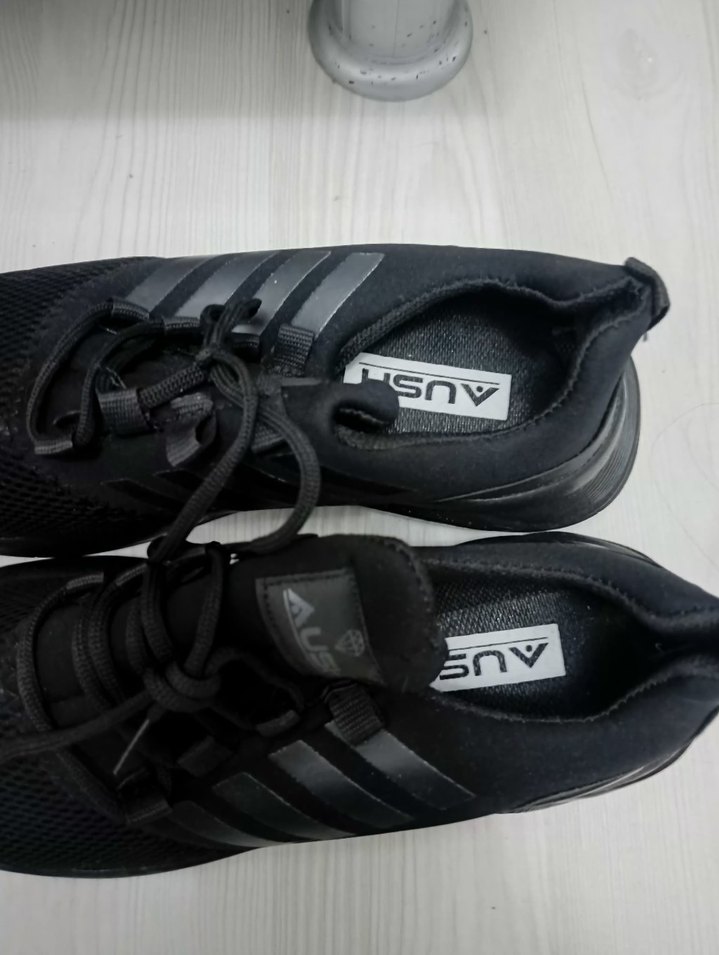 Siyah Erkek Spor Ayakkabı Elastik Bağcıklı - Görsel 3