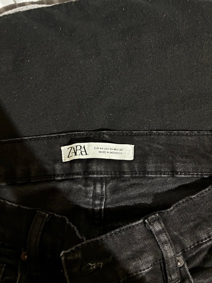 Erkek Siyah Düz Kesim Jean Pantolon — görsel 2/3